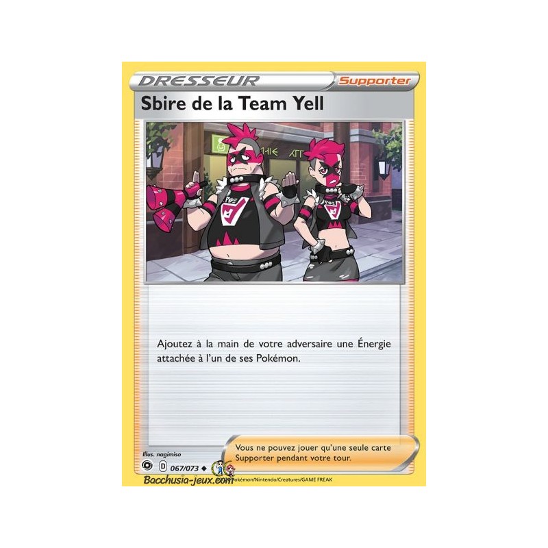 Carte Pokemon EB3.5 67/73 Sbire de la Team Yell