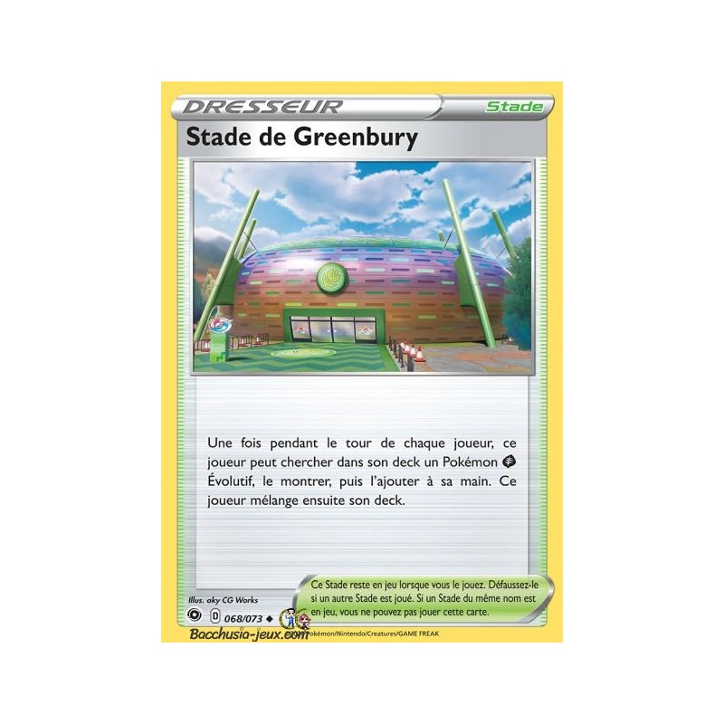Carte Pokemon EB3.5 68/73 Stade de Greenbury