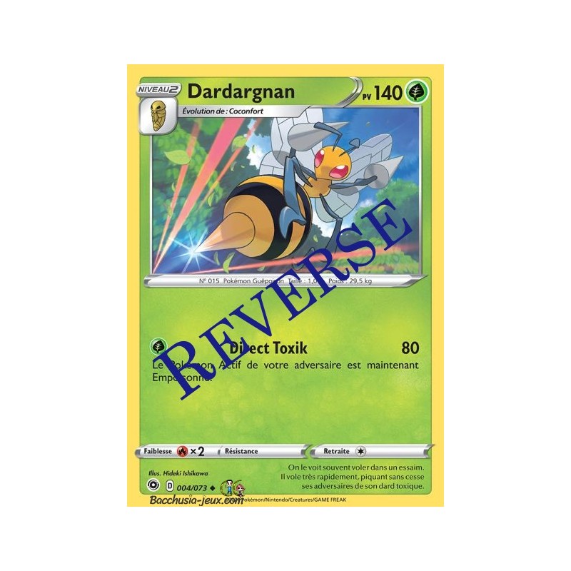 Carte Pokemon EB3.5 4/73 Dardargnan Reverse