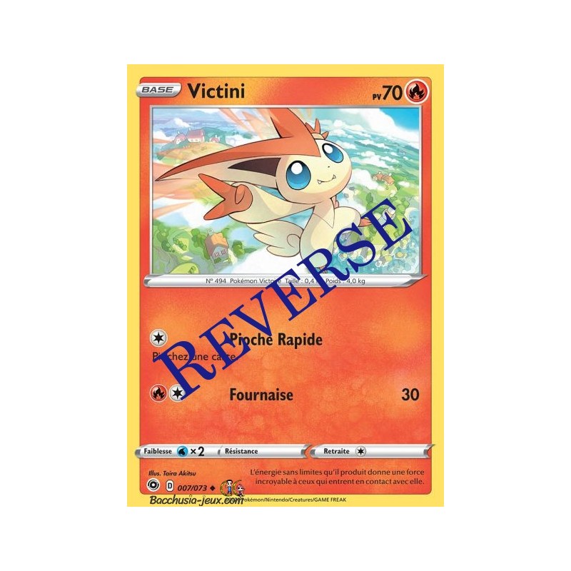 Carte Pokemon EB3.5 7/73 Victini Reverse