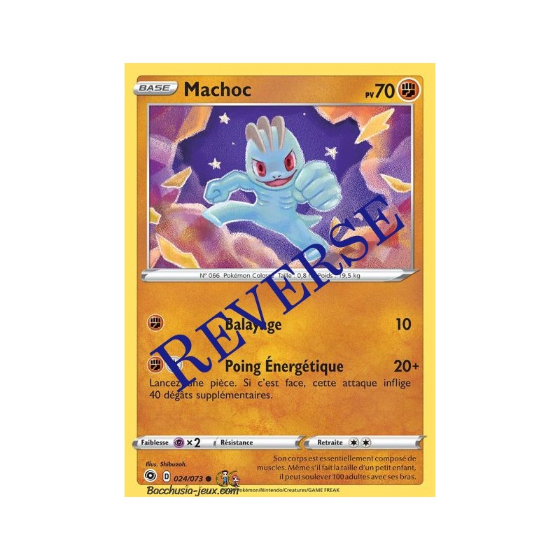 Carte Pokemon EB3.5 24/73 Machoc Reverse