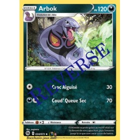 Carte Pokemon EB3.5 34/73 Arbok Reverse