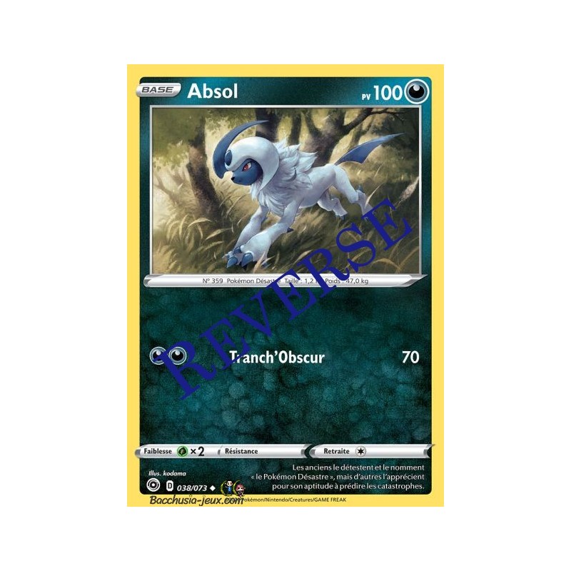 Carte Pokemon EB3.5 38/73 Absol Reverse