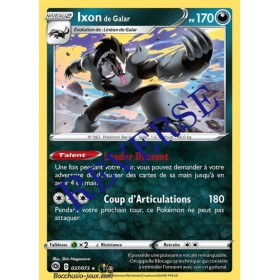 Carte Pokemon EB3.5 37/73 Ixon de Galar Holo Reverse