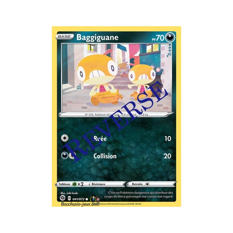 Carte Pokemon EB3.5 41/73 Baggiguane Reverse