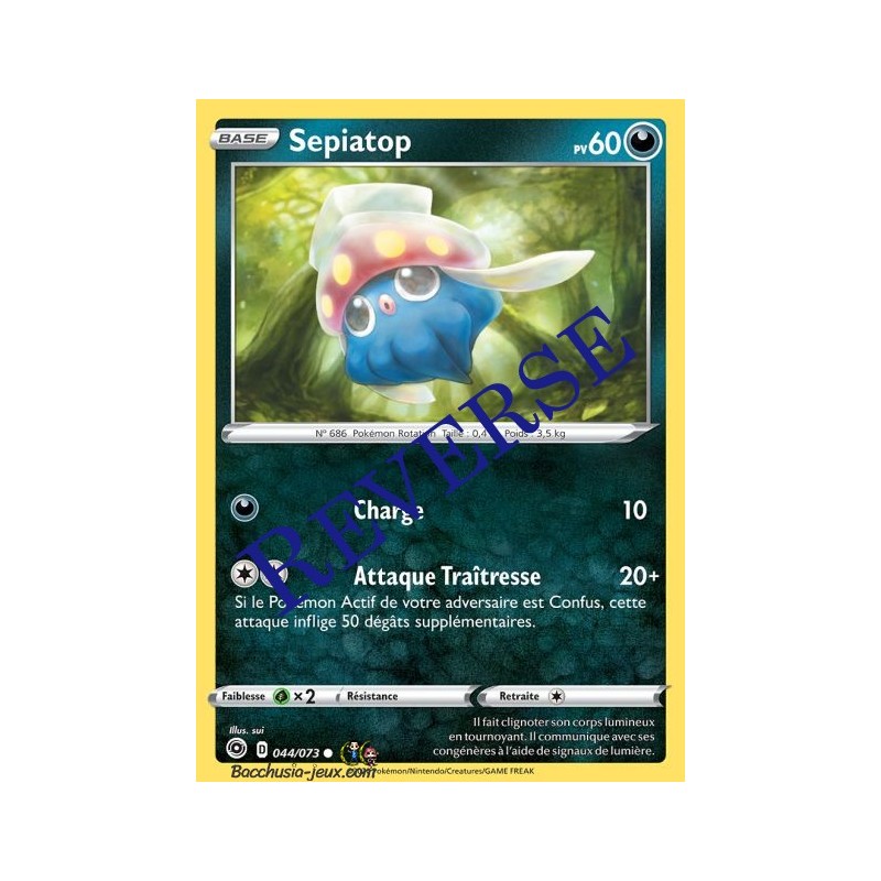 Carte Pokemon EB3.5 44/73 Sepiatop Reverse