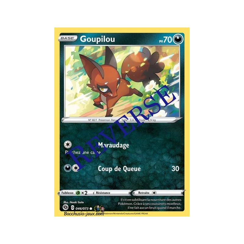 Carte Pokemon EB3.5 46/73 Goupilou Reverse