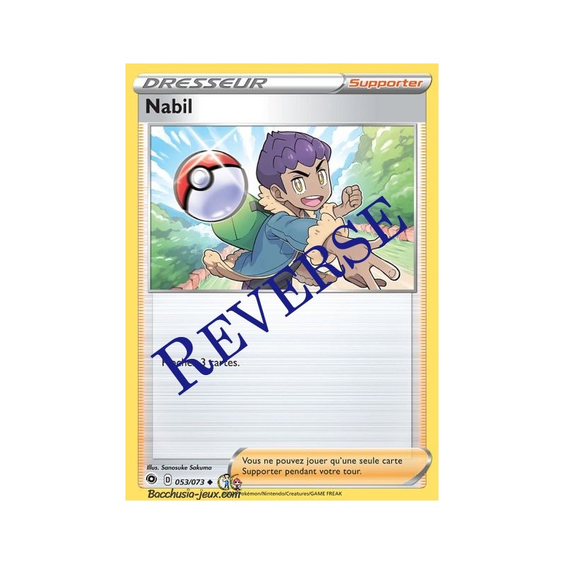 Carte Pokemon EB3.5 53/73 Nabil Reverse