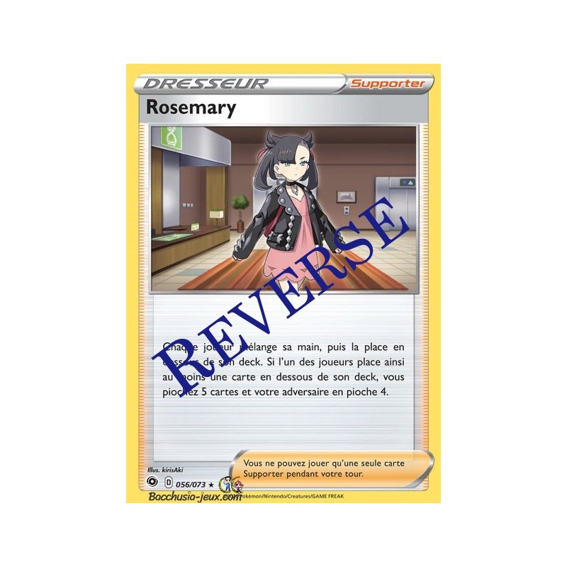 Carte Pokemon EB3.5 56/73 Rosemary Holo