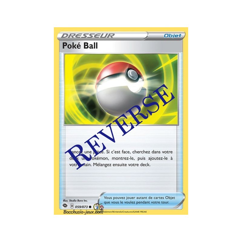 Carte Pokemon EB3.5 59/73 Poké Ball Reverse