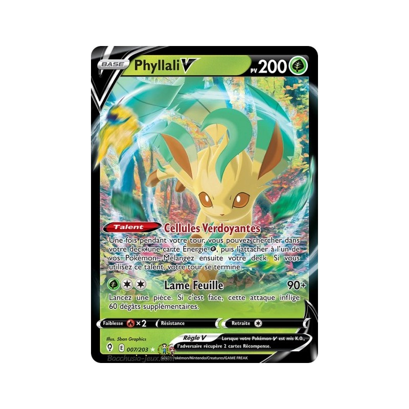 Carte Pokémon EB07 007/203 Phyllali V