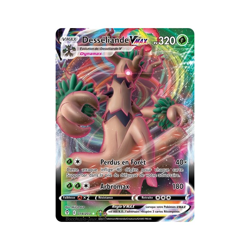 Carte Pokémon EB07 014/203 Desséliande V Max