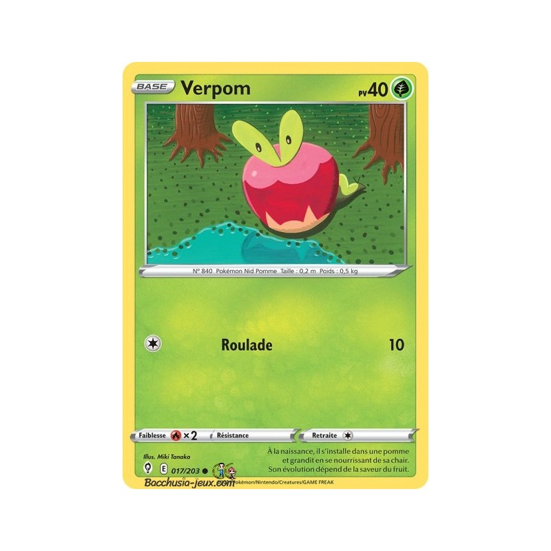 Carte Pokémon EB07 017/203 Verpom