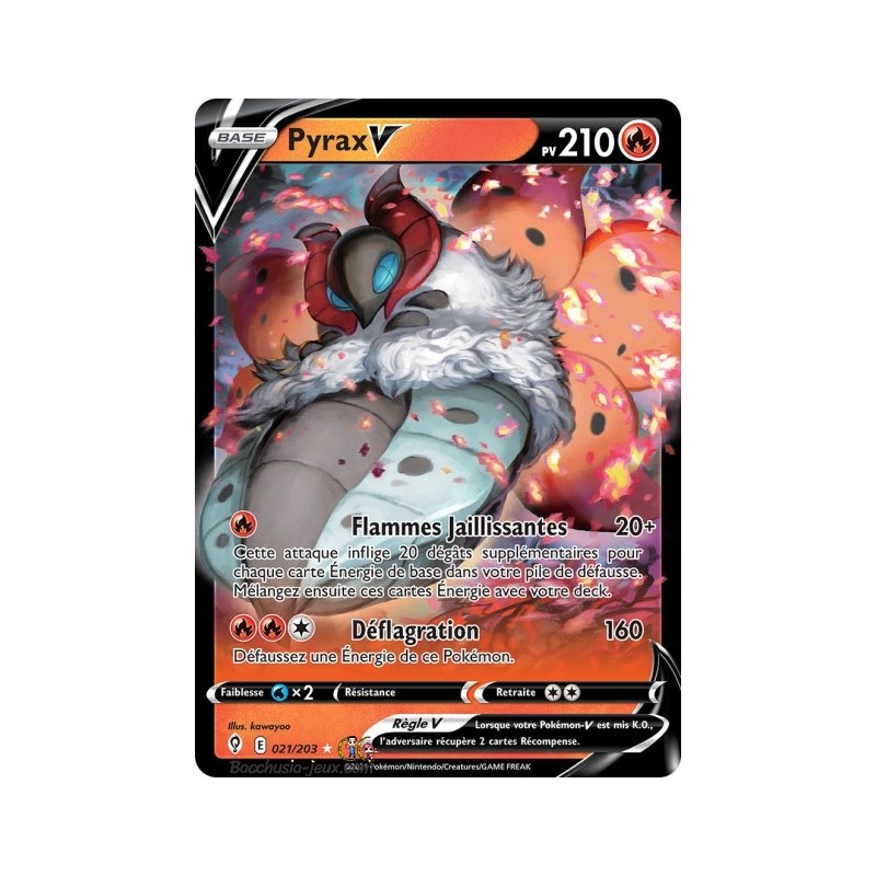 Carte Pokémon EB07 021/203 Pyrax
