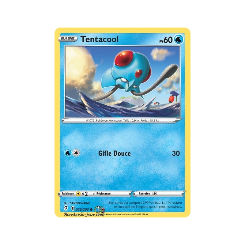 Carte Pokémon EB07 026/203 Tentacool