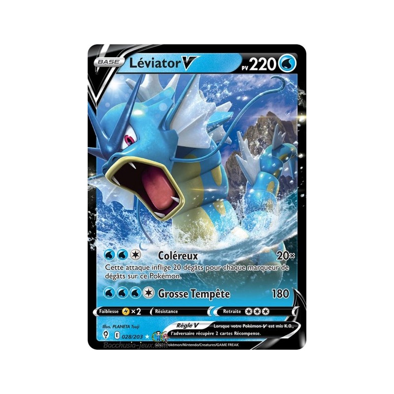 Carte Pokémon EB07 028/203 Léviator V