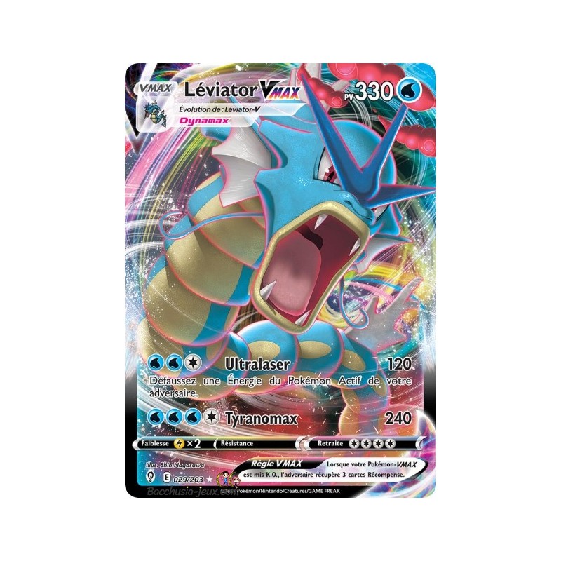 Carte Pokémon EB07 029/203 Léviator V Max