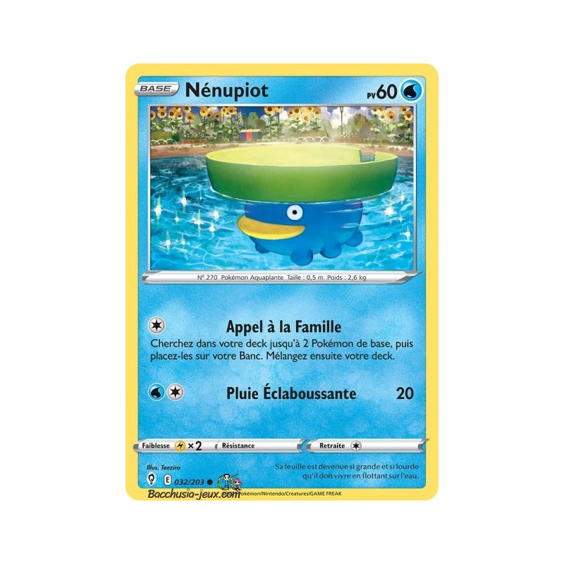 Carte Pokémon EB07 032/203 Nénupiot