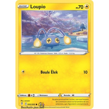 Carte Pokémon EB07 052/203 Loupio