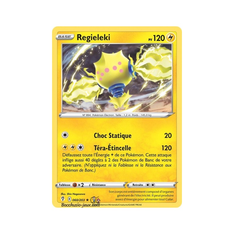 Carte Pokémon EB07 060/203 Regieleki Holo