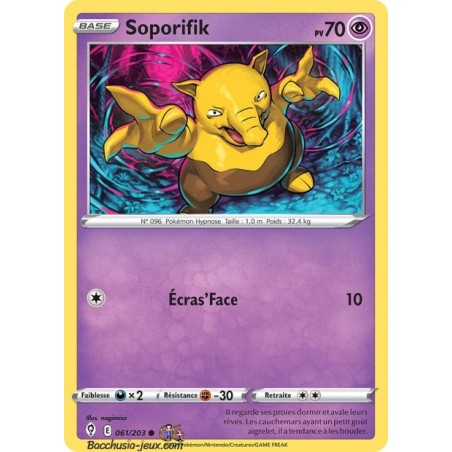 Carte Pokémon EB07 061/203 Soporifik