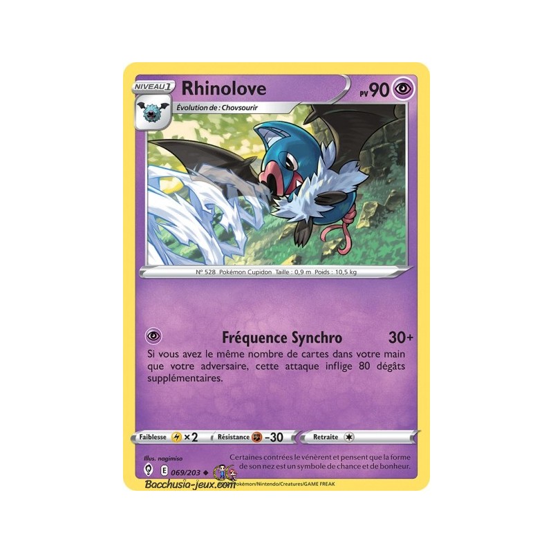 Carte Pokémon EB07 069/203 Rhinolove