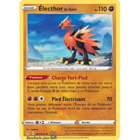 Carte Pokémon EB07 082/203 Electhor de Galar
