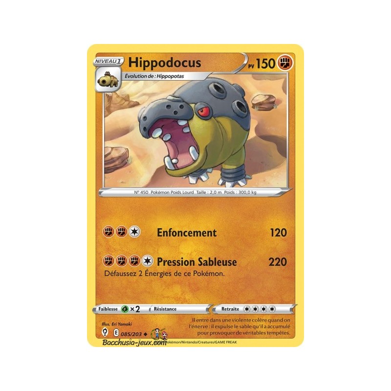 Carte Pokémon EB07 085/203 Hyppodocus