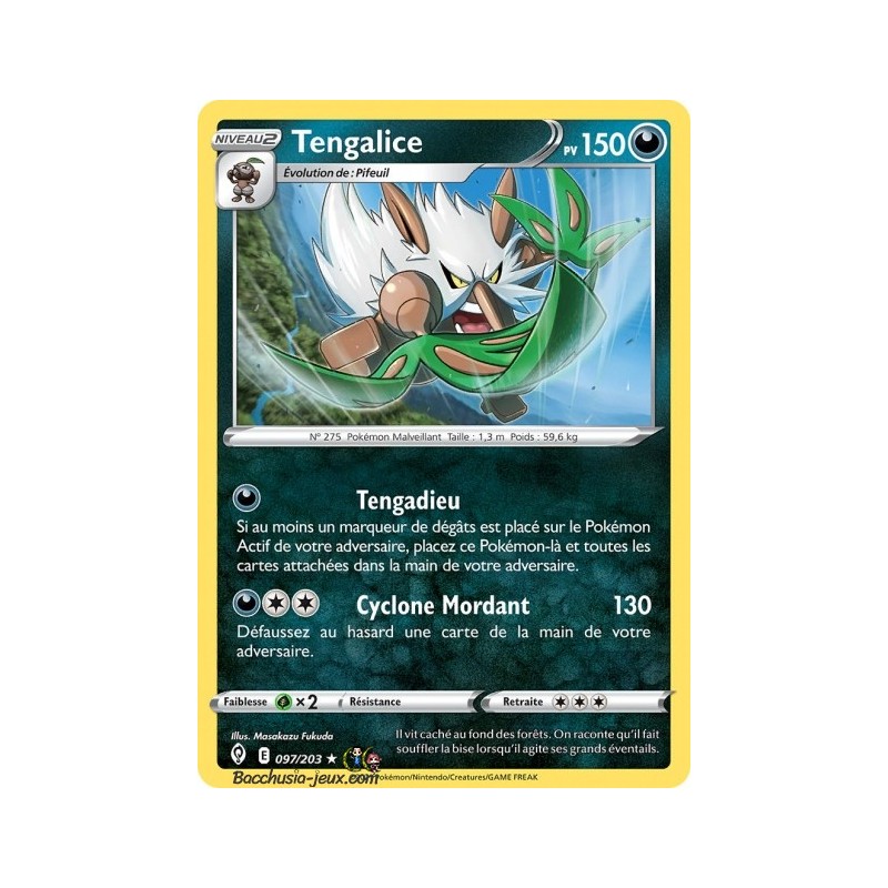 Carte Pokémon EB07 097/203 Tengalice