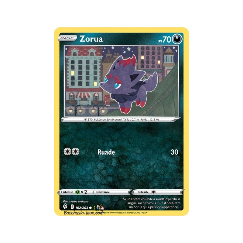 Carte Pokémon EB07 102/203 Zorua