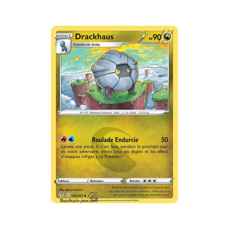 Carte Pokémon EB07 108/203 Drackhaus