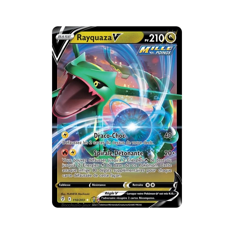 Carte Pokémon EB07 110/203 Rayquaza V