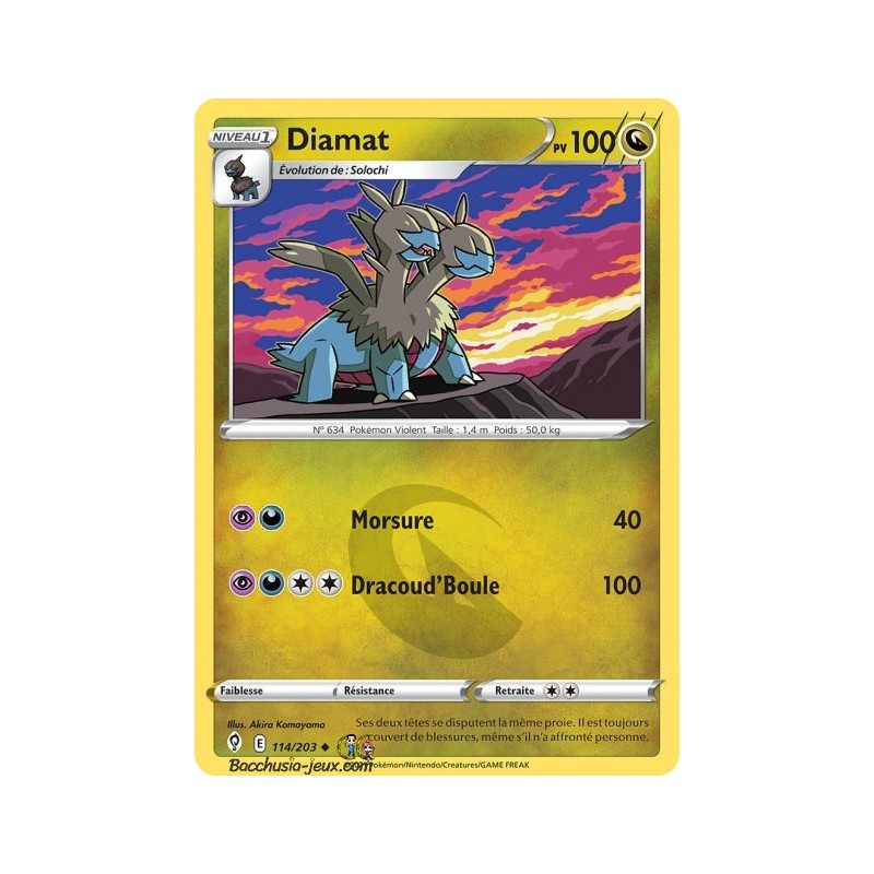 Carte Pokémon EB07 114/203 Diamat