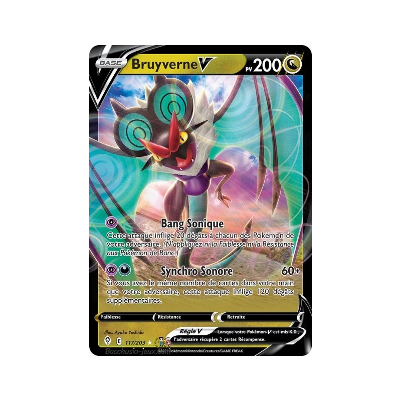 Carte Pokémon EB07 117/203 Bruyverne V