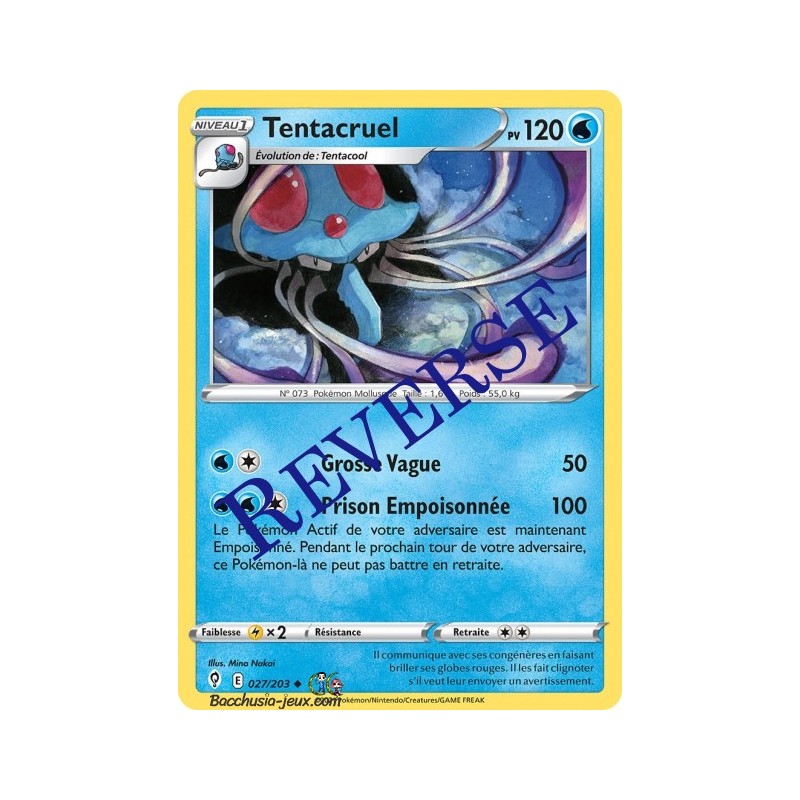 Carte Pokémon EB07 027/203 Tentacruel Reverse