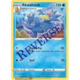 Carte Pokémon EB07 025/203 Akwakwak Reverse