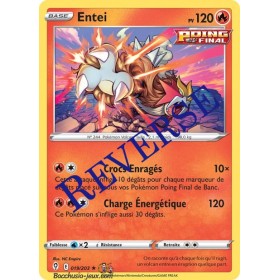 Carte Pokémon EB07 019/203 Entei Holo Reverse