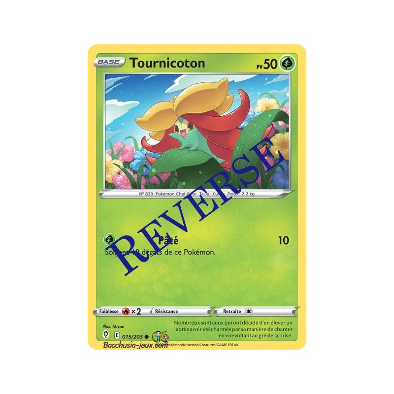 Carte Pokémon EB07 015/203 Tournicoton  Reverse