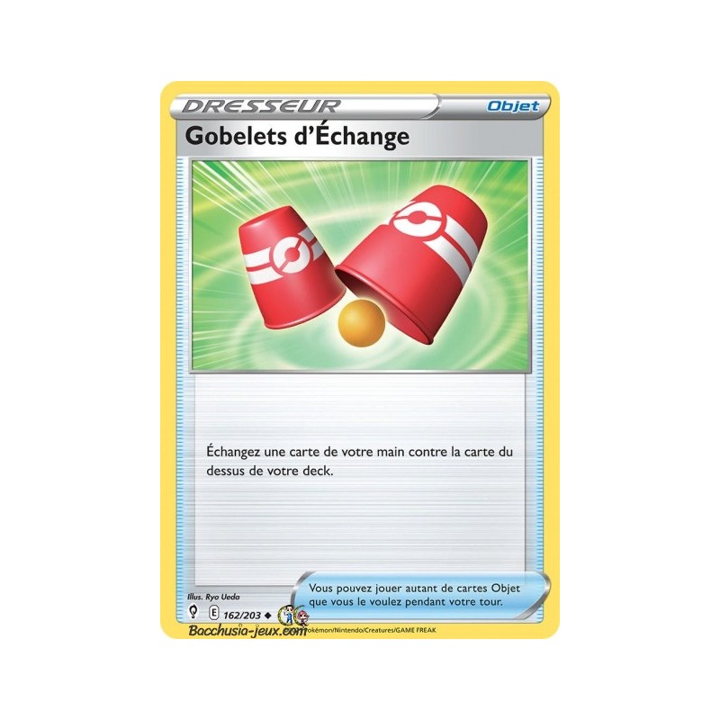 Carte Pokémon EB07 162/203 Gobelets d'Echange
