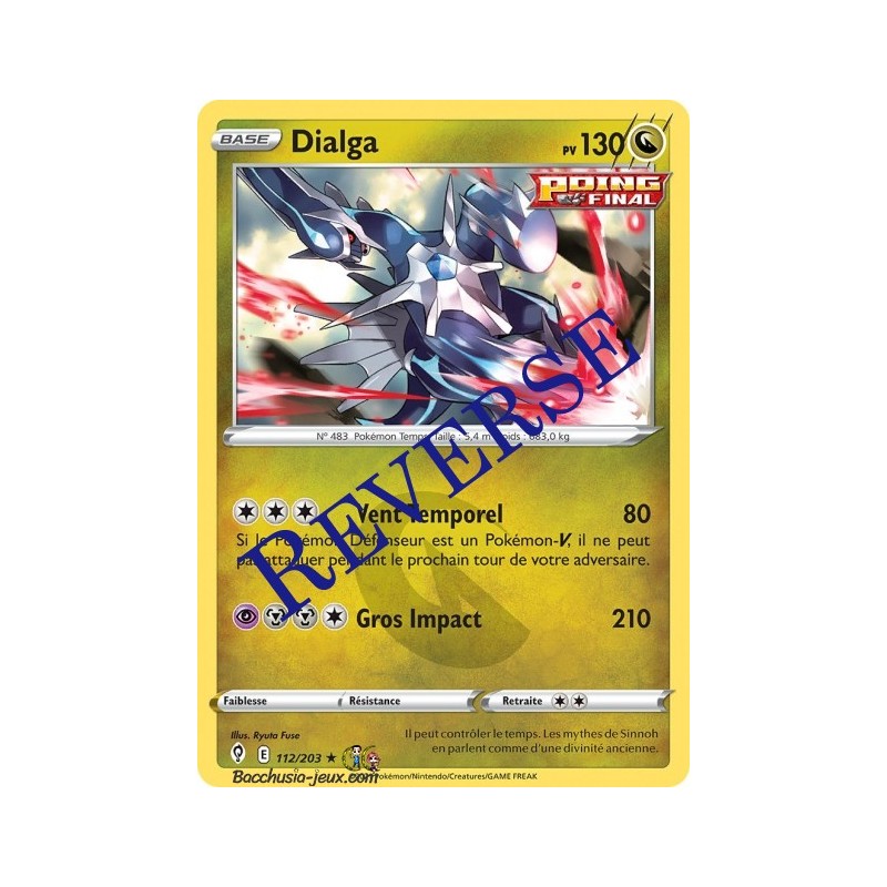 Carte Pokémon EB07 112/203 Dialga Holo Reverse