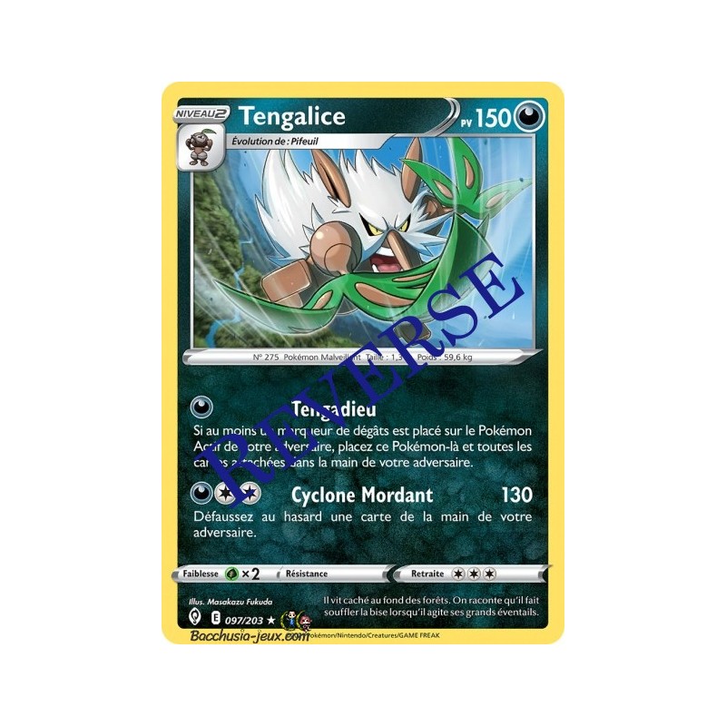 Carte Pokémon EB07 097/203 Tengalice Reverse