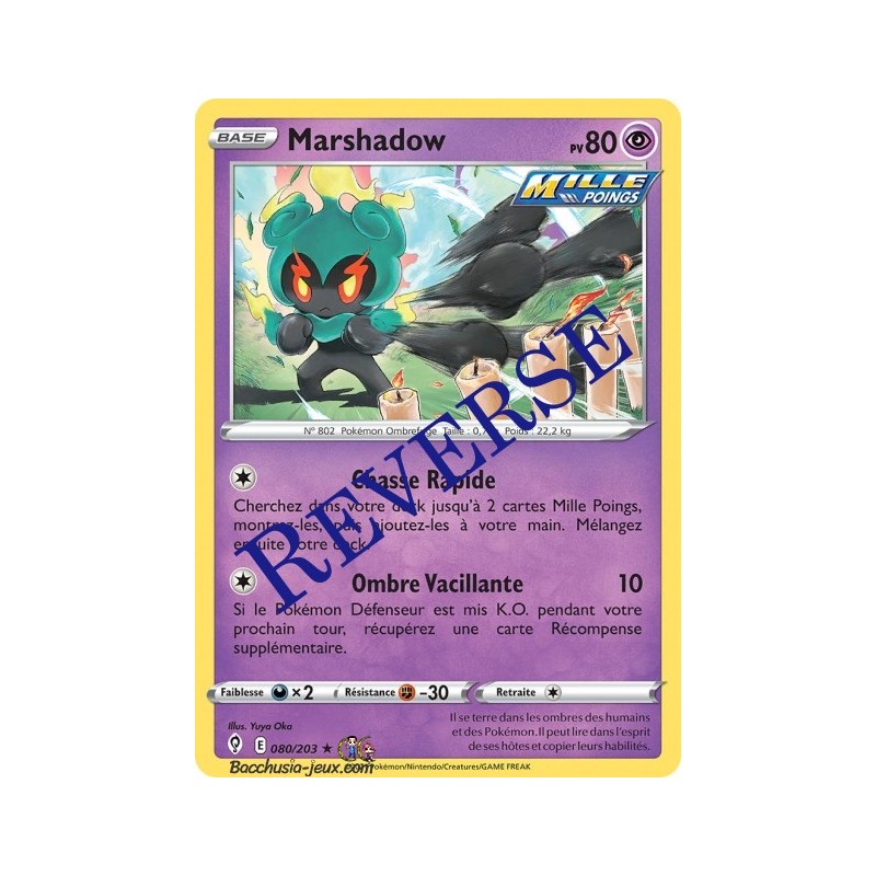 Carte Pokémon EB07 080/203 Marshadow Holo Reverse