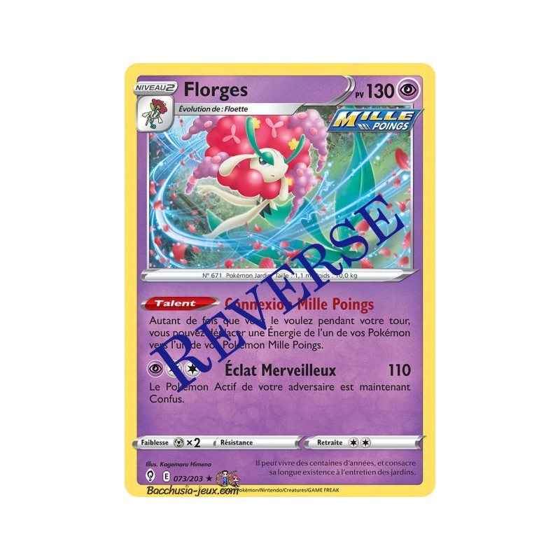 Carte Pokémon EB07 073/203 Florges Holo Reverse