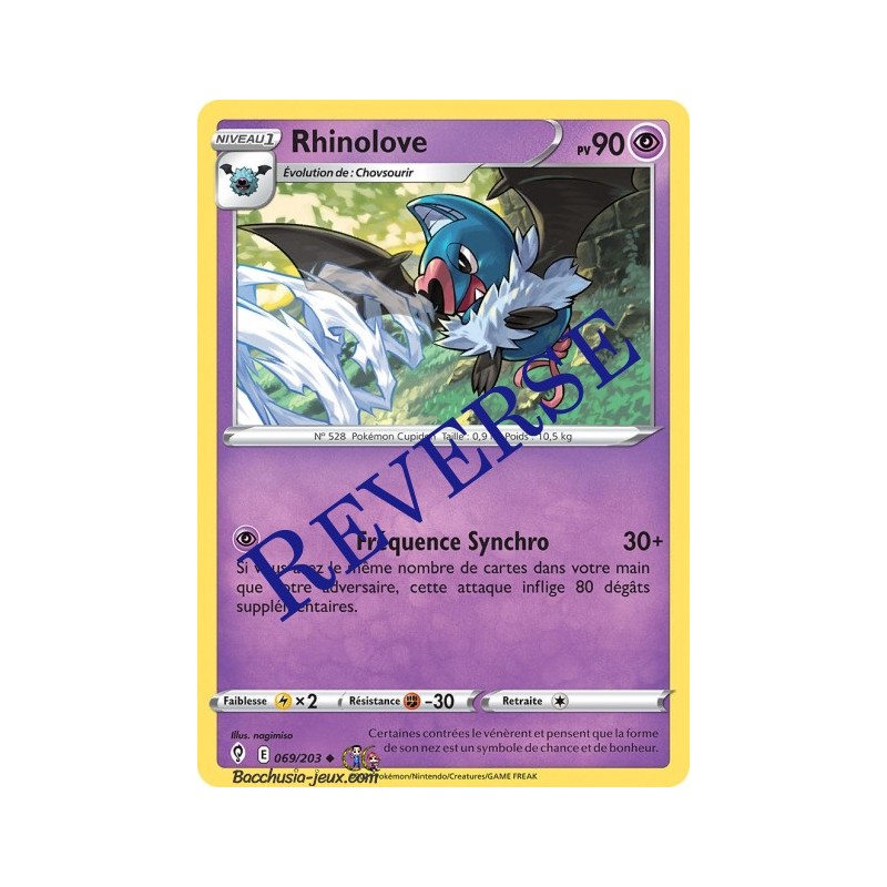 Carte Pokémon EB07 069/203 Rhinolove Reverse