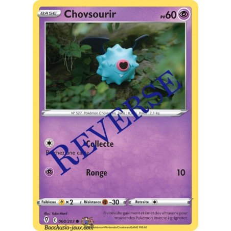 Carte Pokémon EB07 068/203 Chovsourir Reverse