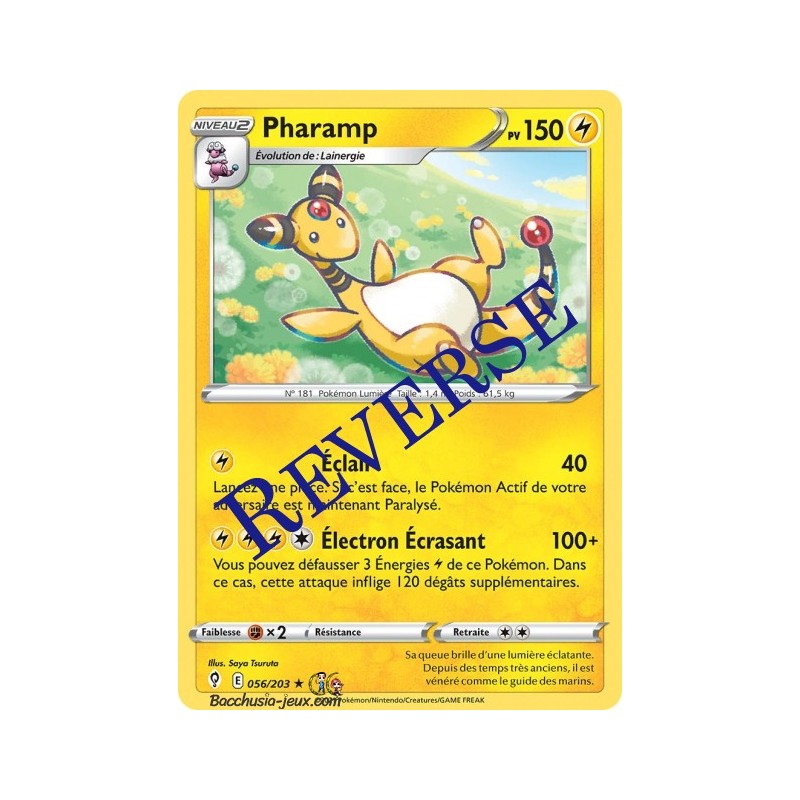 Carte Pokémon EB07 056/203 Pharamp Reverse