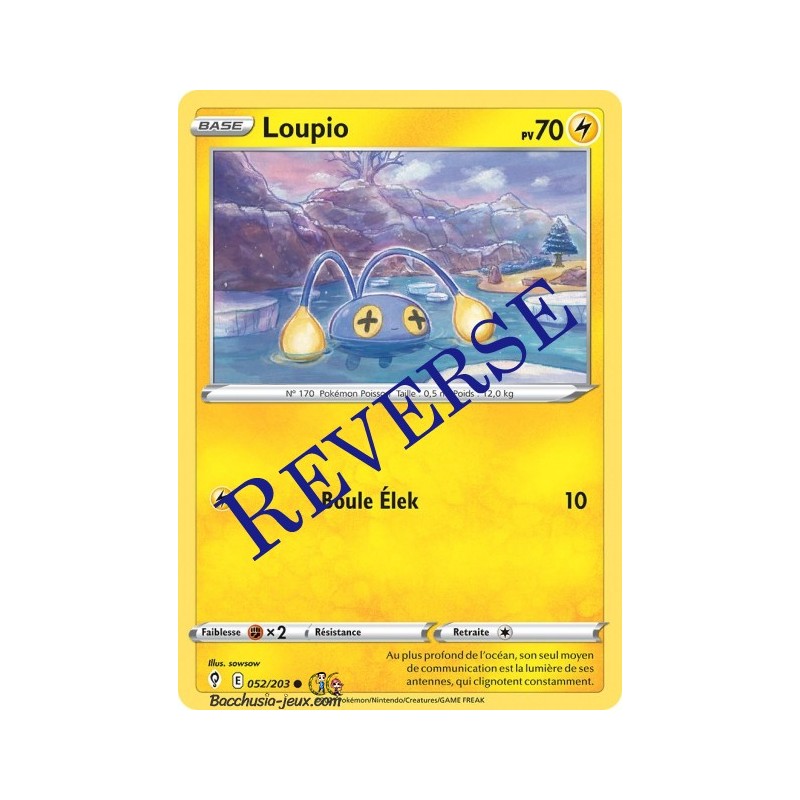 Carte Pokémon EB07 052/203 Loupio Reverse