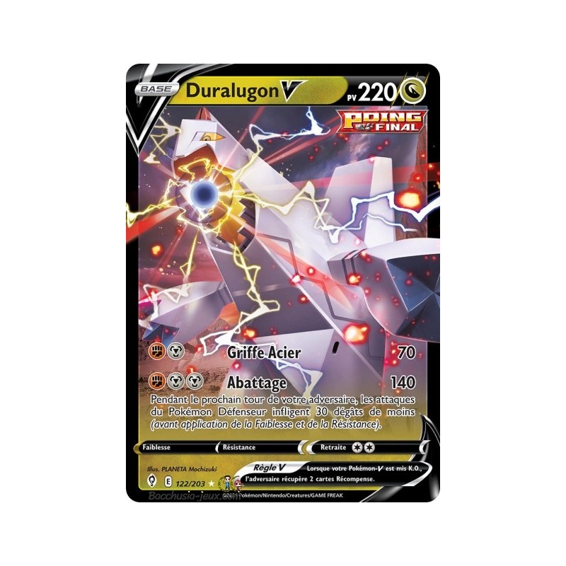 Carte Pokémon EB07 122/203 Duralugon V