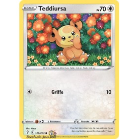 Carte Pokémon EB07 126/203 Teddiursa