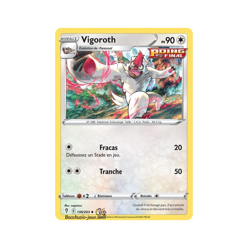 Carte Pokémon EB07 130/203 Vigoroth